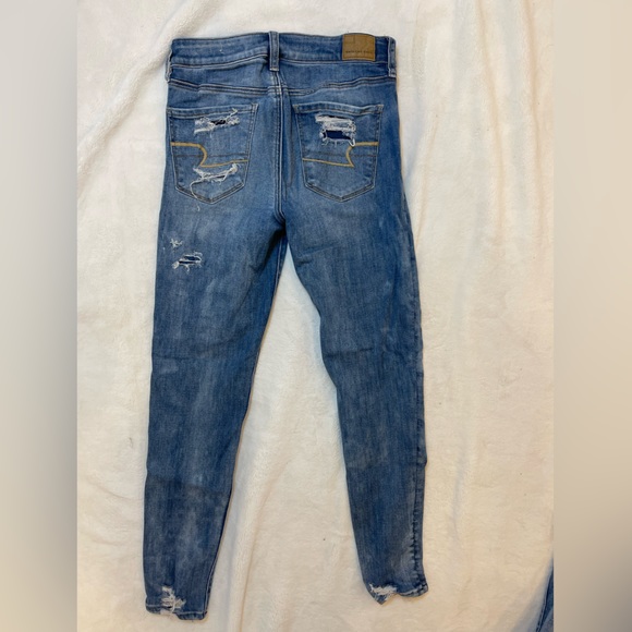 American Eagle High Rise Jegging distressed jeans - Picture 2 of 5